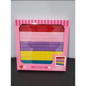 New Multi colored felt valentine letter board with letters, numbers and signs